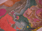 die geologische Karte des Bergbaurevieres Schneeberg und Oberschlema - der Rote Kamm zwischen 5 und 6a