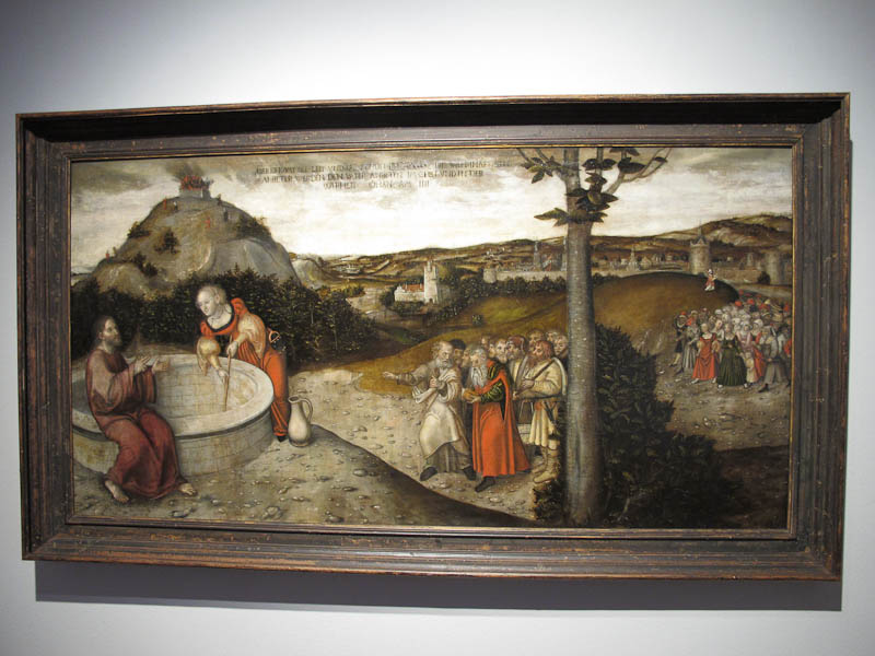 Christus mit der Samariterin - L.Cranach d.?.