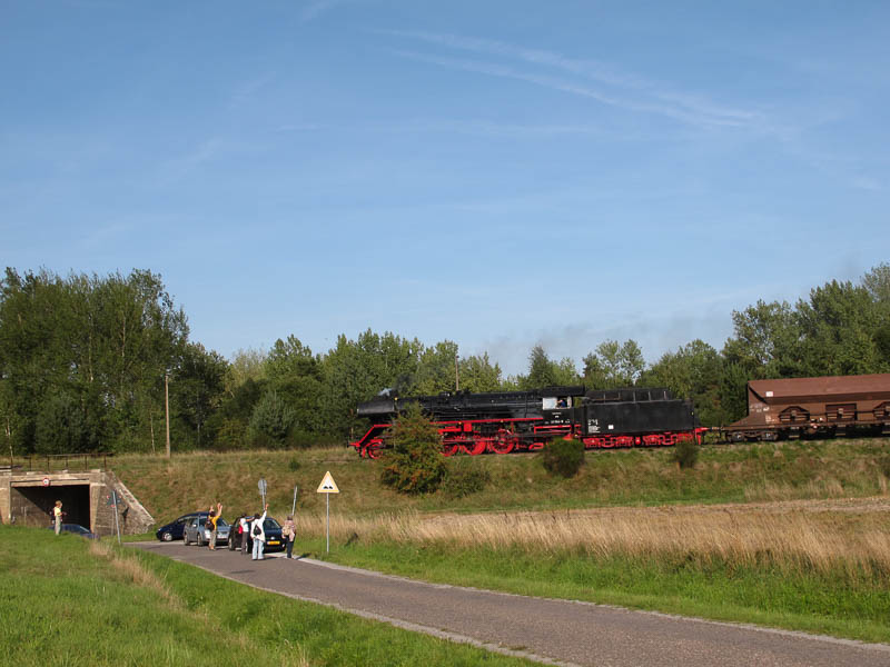 historische Dampflokfahrt auf der Strecke Eichsfeld - Immelborn