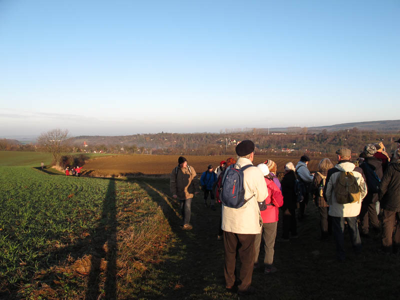 R?ckblick vom Steinel (310 m?NN) nach Hopfgarten bei herrlichstem Sonnenschein