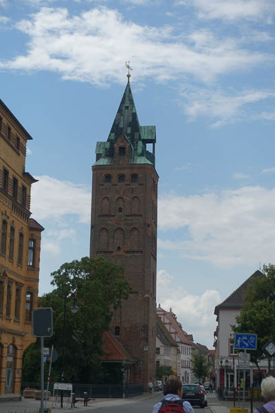 der Breite Turm der Stadtbefestigung von Delitzsch