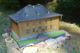 das Forsthaus Gabelbach im Modell