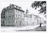 in dem alten Jaegerhaus in der heutigen Marienstrasse in Weimar war die Zeichenschule untergebracht.