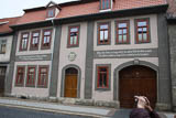 ein Ackerbuergerhaus in Muehlhausen aus dem Jahre 1712 mit sinnvollem Hausspruch!