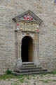 restaurierte Eingangstuer von 1565